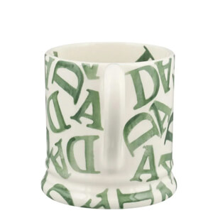 Emma Bridgewater D.A.D Green Half Pint Mug